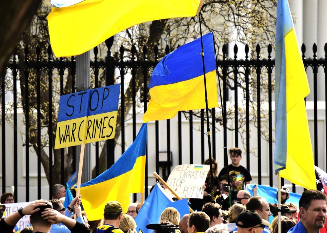 Ukraine protest outside of Congress