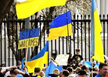 Ukraine protest outside of Congress