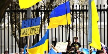 Ukraine protest outside of Congress