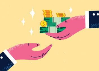 bribery cash stack hands