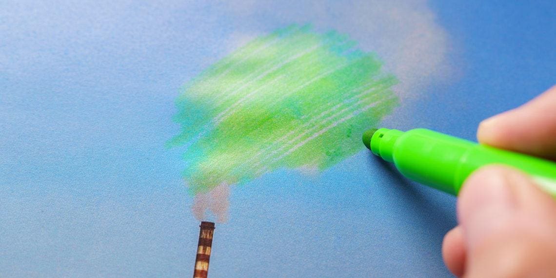 greenwashing pollution