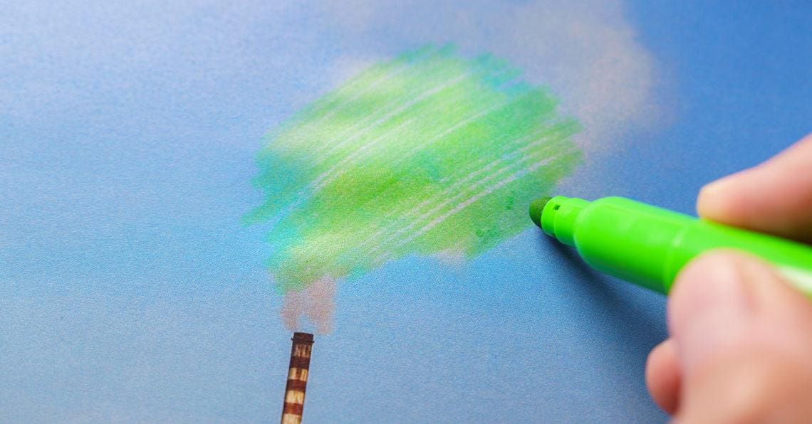 greenwashing pollution