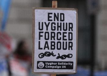 xuar forced labor protest