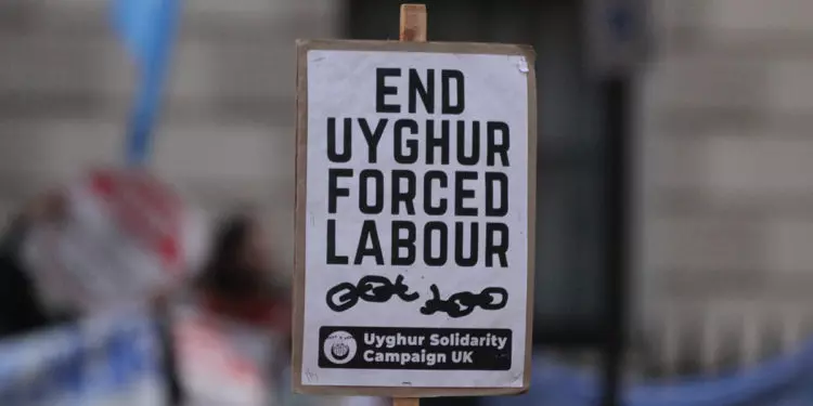 xuar forced labor protest