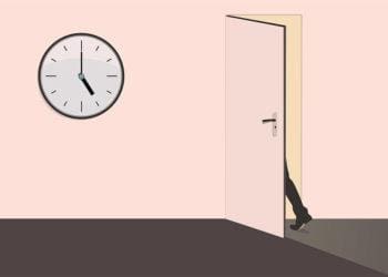 quiet quitting leaving on time