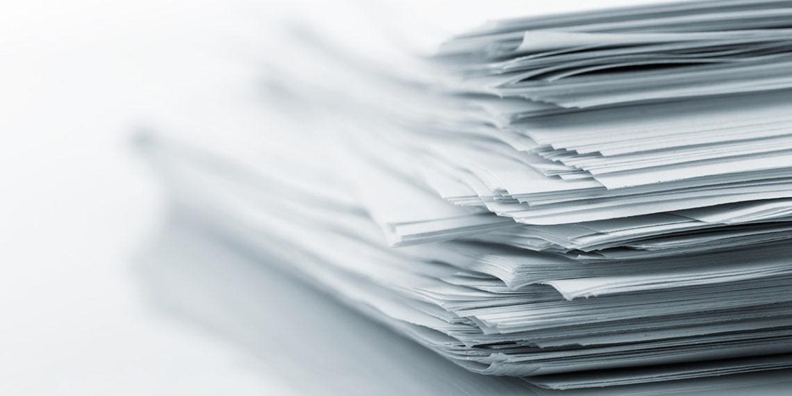 cta stack of paper