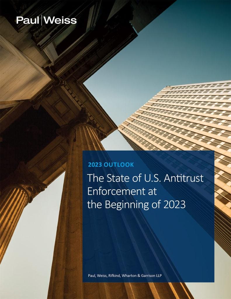PW State of US Antitrust Enforcement-cover1