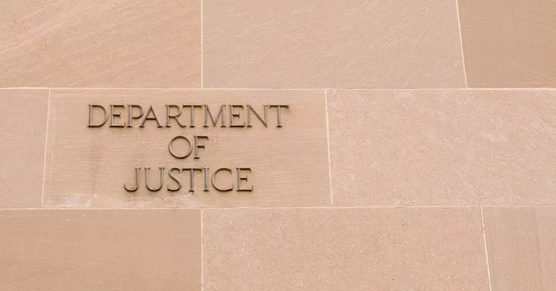doj sign front