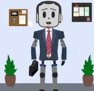 DALL·E 2023-03-08 10.24.02 - the office michael scott as a robot