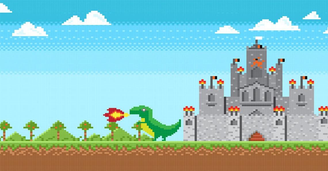 castle pixel art