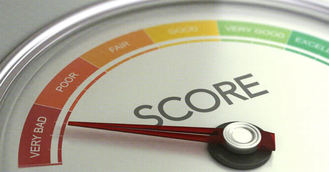 credit score gauge