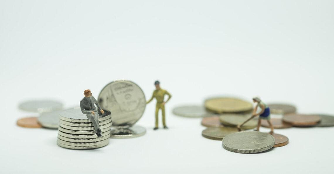 money laundering concept