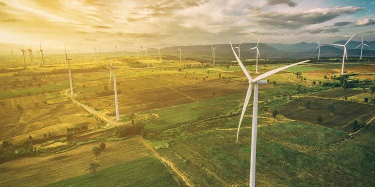 wind turbines