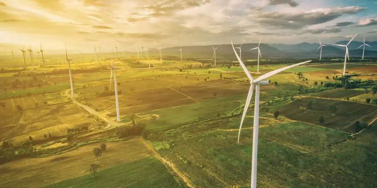 wind turbines