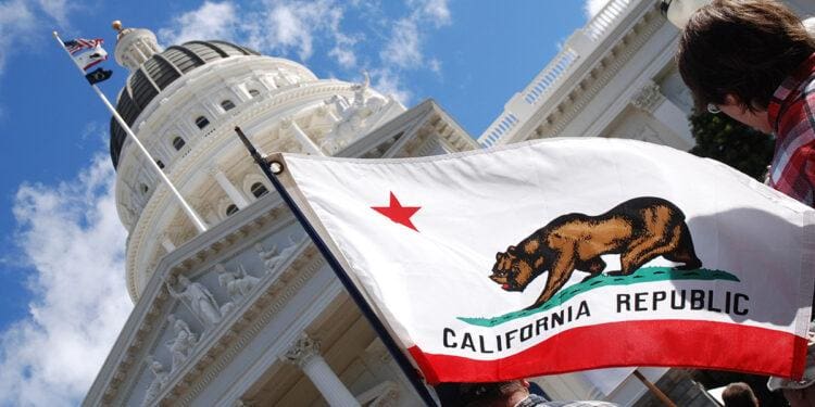 california state flag