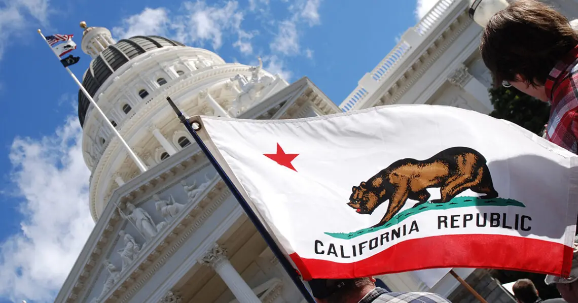 california state flag
