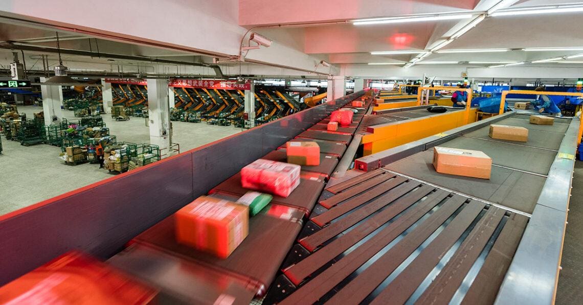 supply chain inside factory