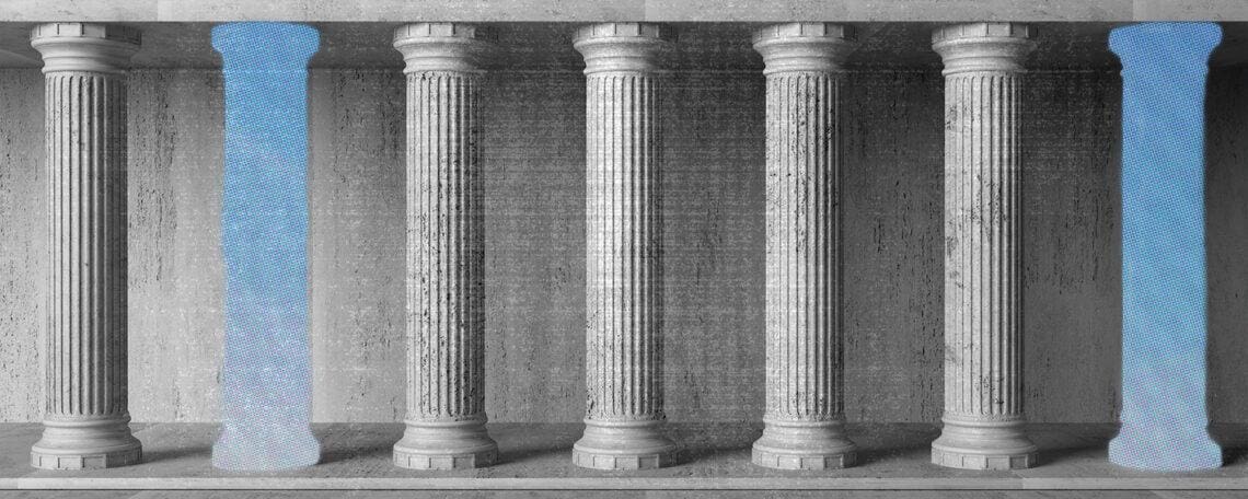 Columns in a row