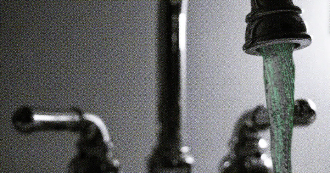 running faucet