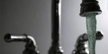 running faucet