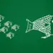 Little fish chasing big fish
