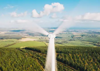 windmill spinning