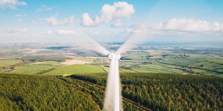 windmill spinning