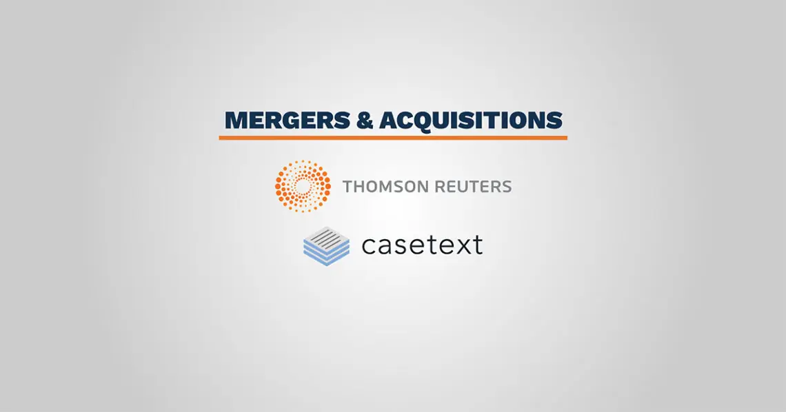 thomson reuters casetext M&A
