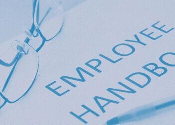 An employee handbook