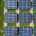 a field of solar panels