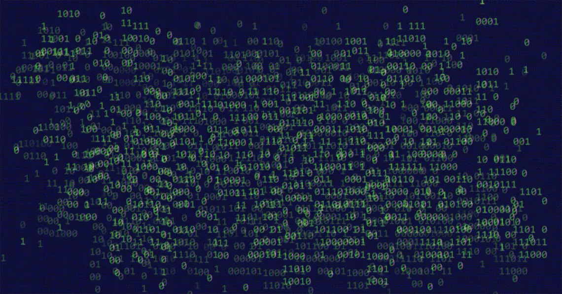 illustration of binary code