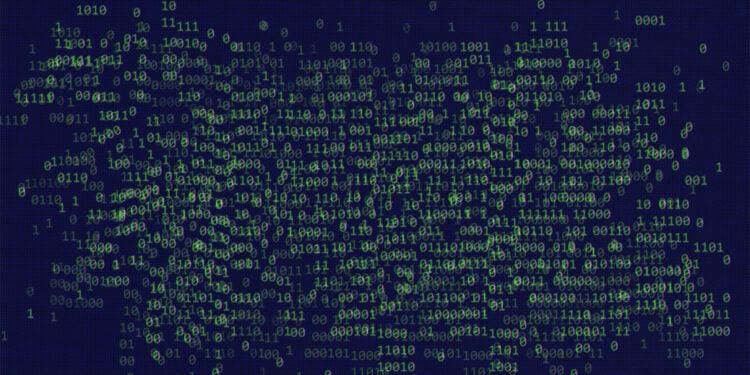 illustration of binary code