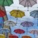installation of umbrellas to support neurodiversity