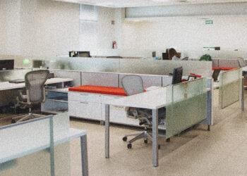 A mostly empty office