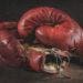 A pair of old boxing gloves