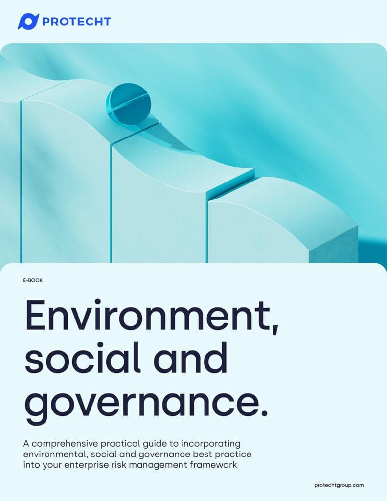 Protecht ESG ERM ebook cover