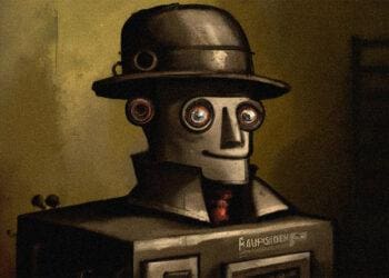 ai generated robot sherlock holmes
