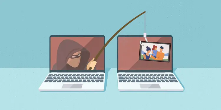 hacker targeting family concept