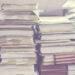 papers stacked up in office