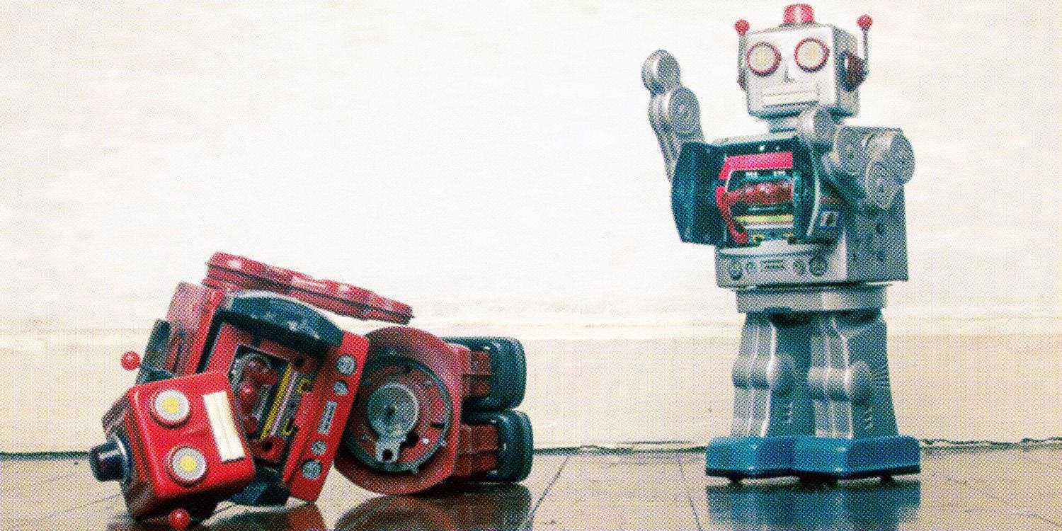 robot toys fighting