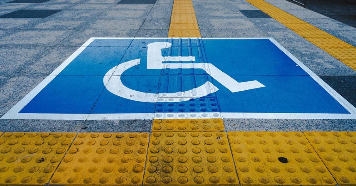 accessible parking space