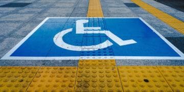 accessible parking space