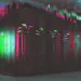 glitchy image of data center