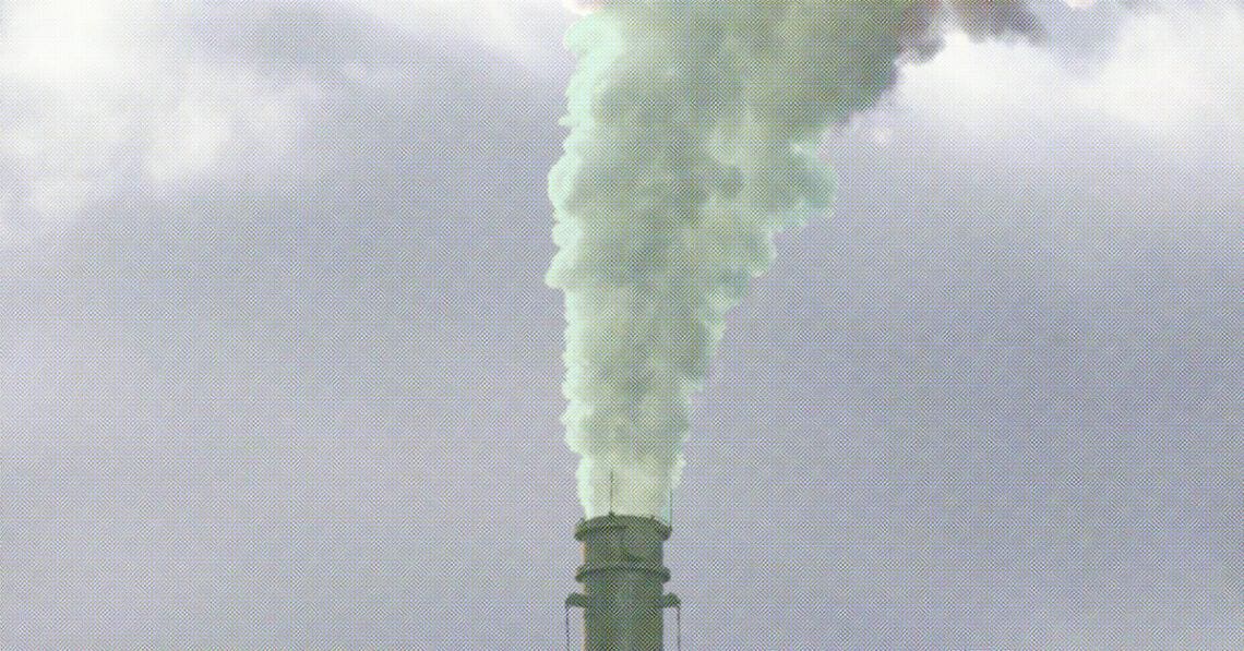 greenwashing smoke stack