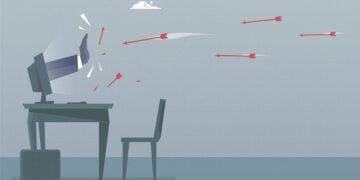 hand shielding company from threats