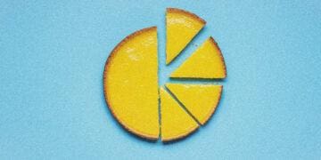 pie sliced into pieces