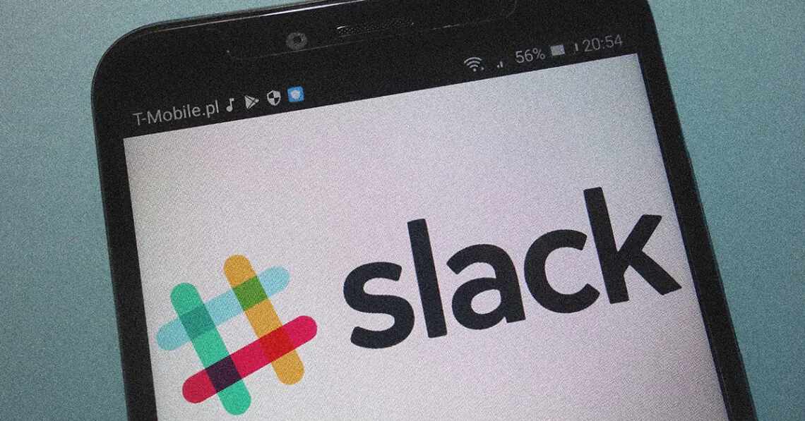 slack on phone
