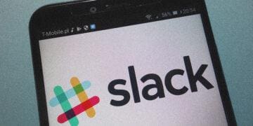 slack on phone