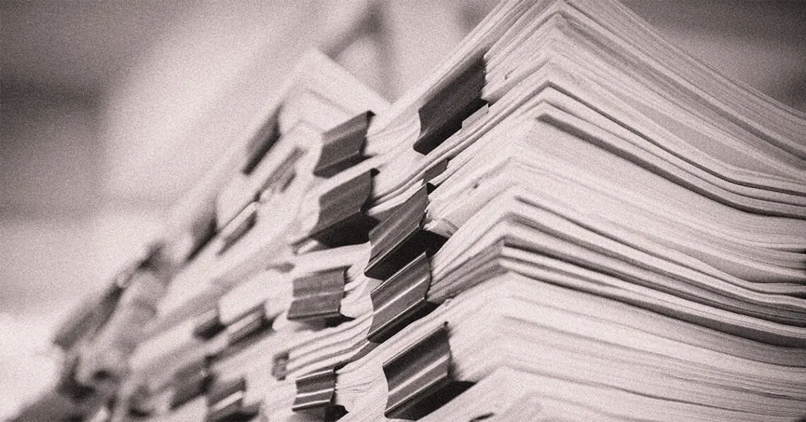 stacks of papers