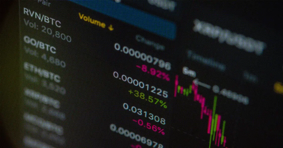 crypto trading platform screen